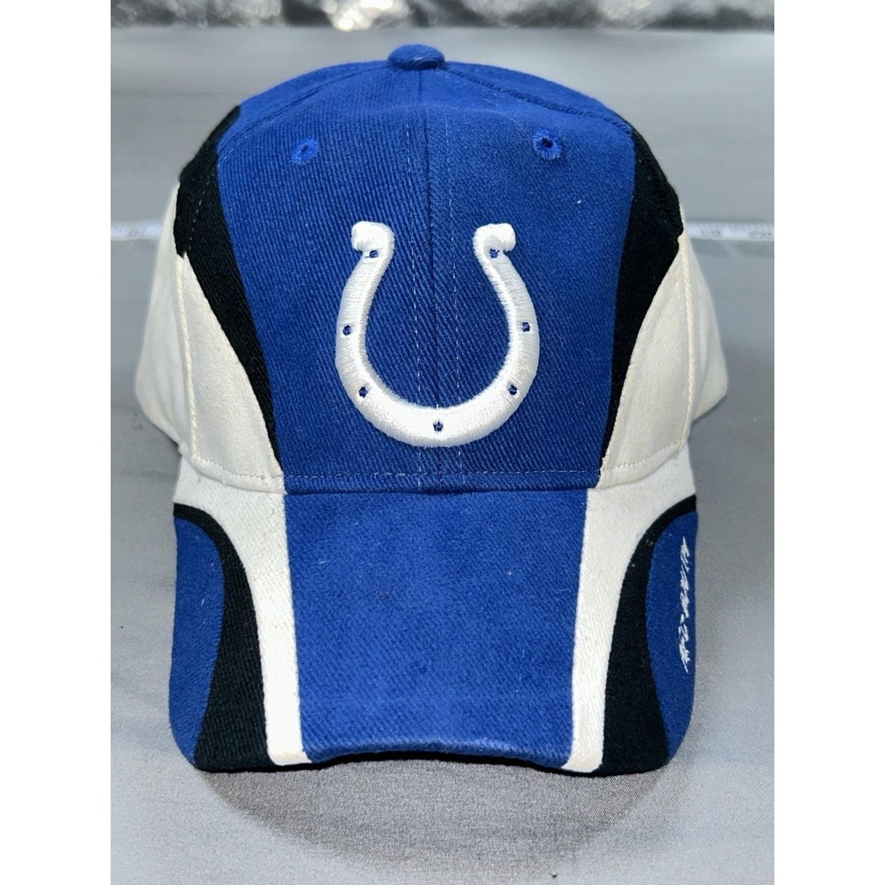 Indianapolis Colts Hat Cap Strap Back Mens One Size Blue NFL Football Reebok